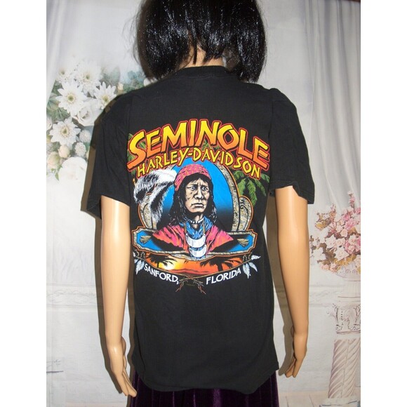 Harley Davidson T-Shirt M Seminole Harley Davidson Sanford Florida Unisex Adult - Picture 1 of 5